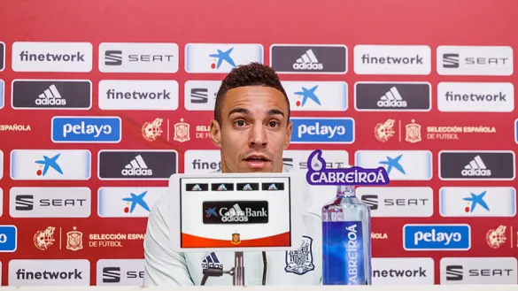 Rodrigo Moreno en rueda de prensa
