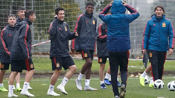 La Selección española Sub-15 se entrena en la Ciudad del Fútbol