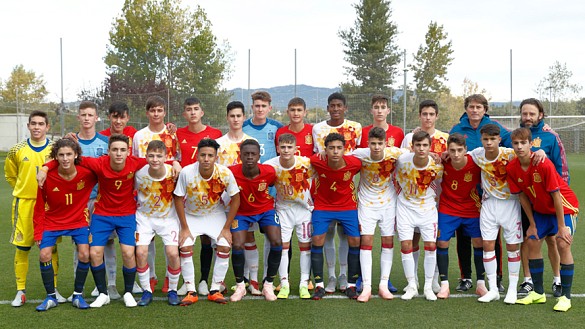La Selección española Sub-15 al completo en Las Rozas