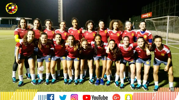 Las jugadoras de la selección española Sub-17 femenina entrena en Israel 