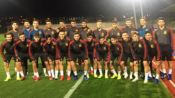 La Selección española Sub-17 se ejercita en la Ciudad del Fútbol