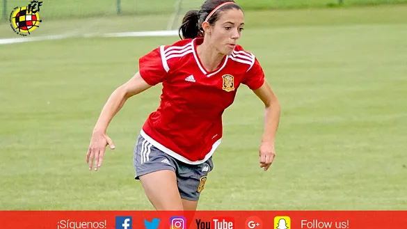 Aitana Bonmatí, jugadora de la Selección española Sub-19 femenina