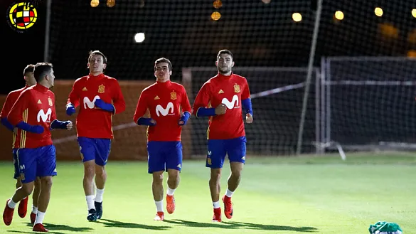 Los internacionales Sub-21 se ejercitan en Las Rozas