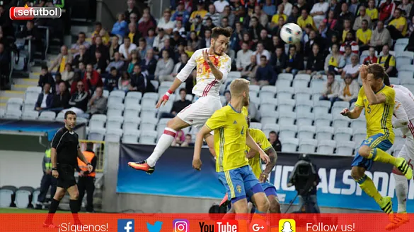 Saúl Ñíguez con la selección española