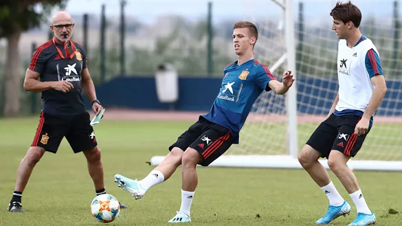 La Selección española Sub-21 se ejercita en Castellón