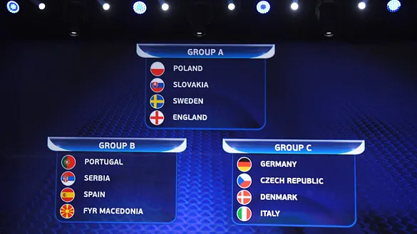Resultado del sorteo de la fase final del Campeonato de Europa Sub-21