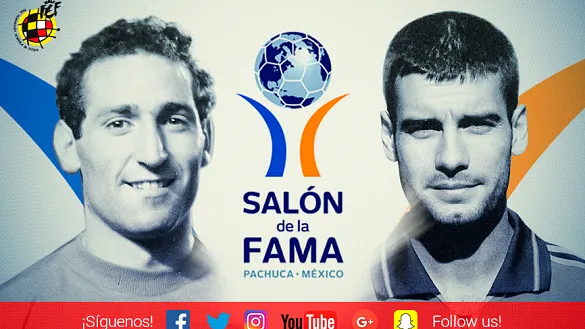 Francisco Gento y Josep Guardiola ingresan en el Salón de la Fama del Fútbol