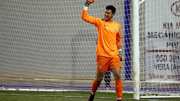 Samu Casado, portero del Málaga CF