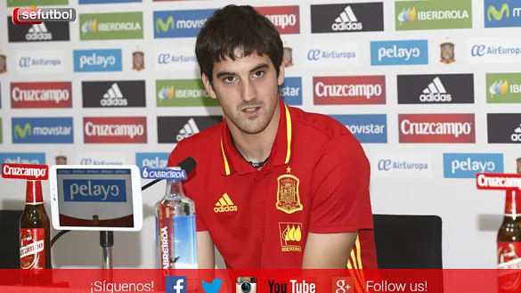 Mikel San José atendió a los medios en rueda de prensa 