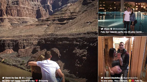 Así celebraron San Valentín nuestros jugadores