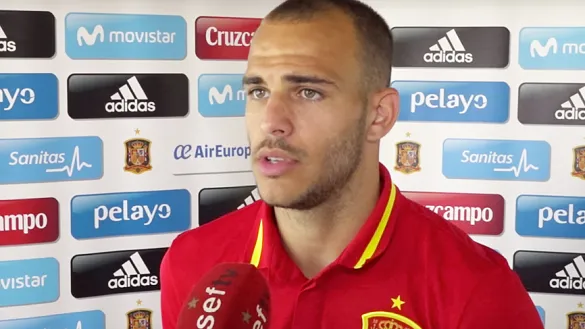 Sandro Ramírez durante la entrevista concedida a SEFUTBOL