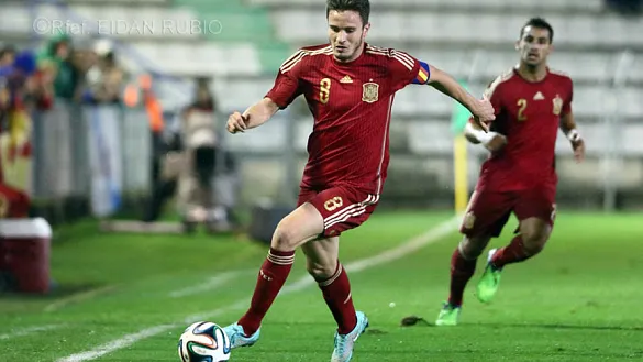 Saul Ñiguez, jugador de la Seleccion Española Sub-21