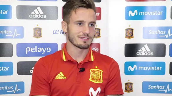 Saúl Ñíguez durante la entrevista con SEFUTBOL en Cracovia