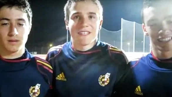 Saúl Ñíguez en la Sub-17