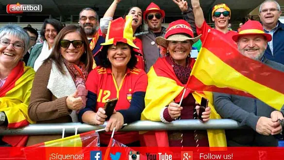 La afición, en Oviedo