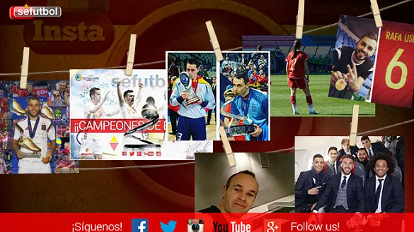 Aquí tienes las 7 mejores imágenes de nuestros internacionales en Instagram