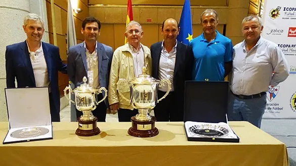 Acto de inauguración de la I Copa RFEF de clubes de Fútbol Playa