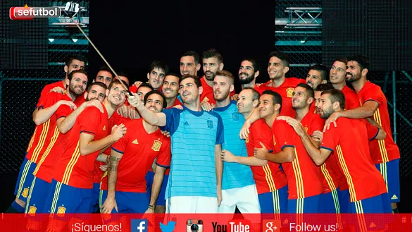 Selfie con la nueva camiseta