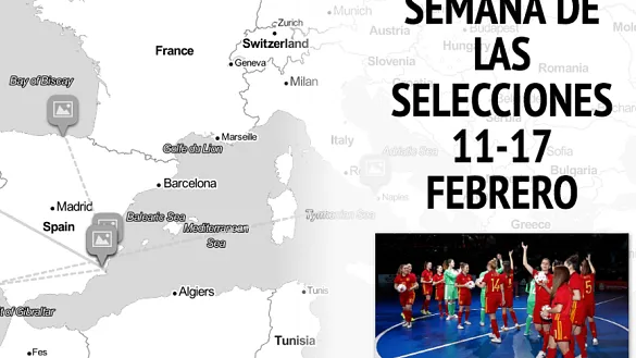 Semana de las selecciones del 11 al 17 de febrero