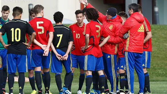 Entrenamiento de la Selección en la Ciudad del Fútbol