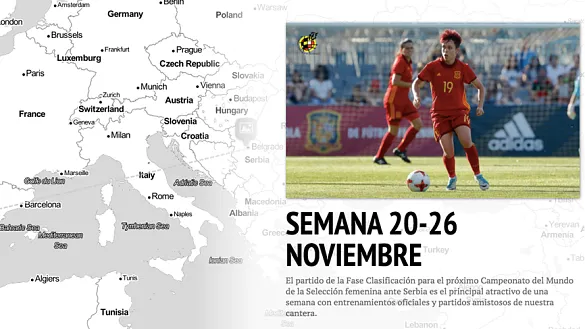Arranca una semana llena de fútbol para las selecciones españolas