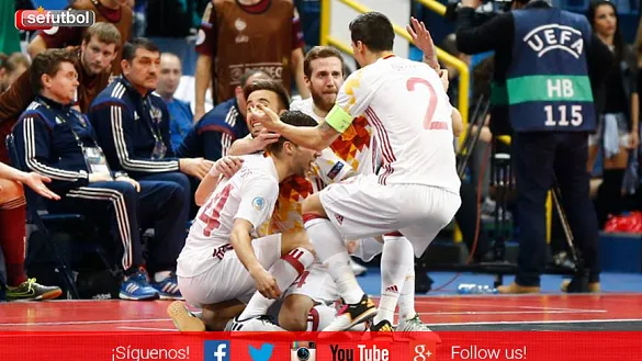 La Selección de fútbol sala, campeona de Europa