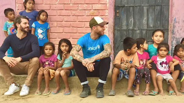 Sergio Ramos muestra su lado más solidario con UNICEF
