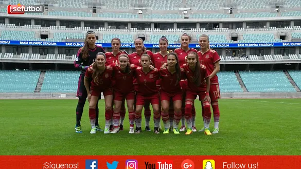 Sub-19 femenina gana 7-0 a Azerbaiyán