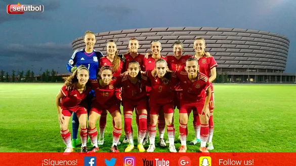 La Selección Española sub-19 femenina venció por 0-5 a Ucrania y consigue su pase a la ronda élite