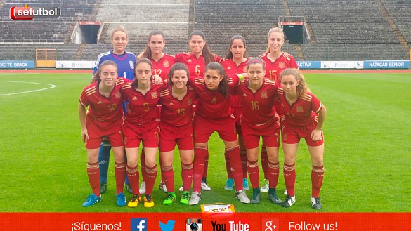 La selección española femenina Sub-16 arranca con victoria en Braga