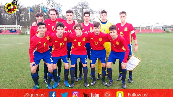 Once inicial de la Selección Sub-16 en el partido ante Finlandia