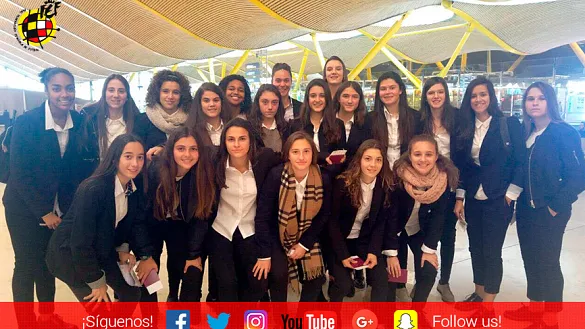 La Sub-16 femenina pone rumbo a Inglaterra