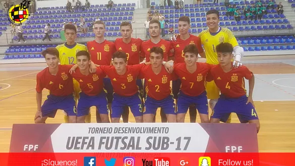La Sub-17 de fútbol sala debuta con triunfo (5-0) ante Italia