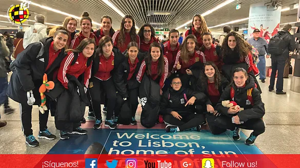 La Sub-17 ya se encuentra en Portugal para disputar la Ronda Élite