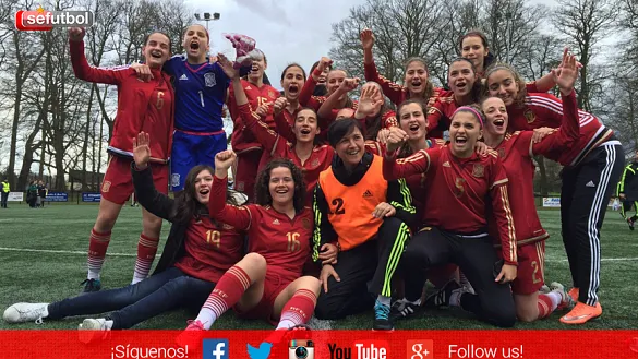 La sub-17 española femenina