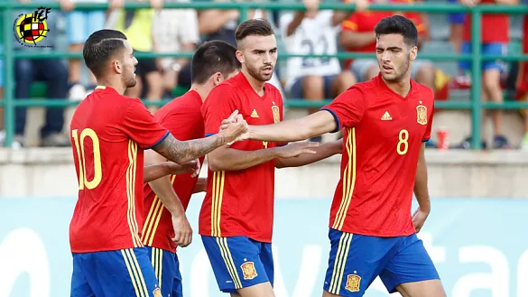 celebración selección Sub-21