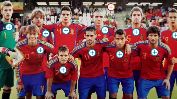 FOTO INTERACTIVA | ¿Sabes cuántos internacionales han debutado con España?