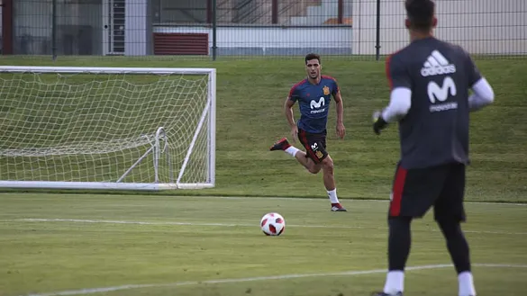 VÍDEO | ¡La Selección Sub-21 ya entrena en la Ciudad del Fútbol de Las Rozas!