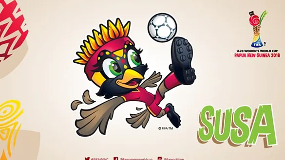 Susa es la mascota del Mundial de Papúa Nueva Guinea