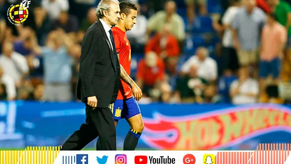 Thiago Alcántara se retira lesionado