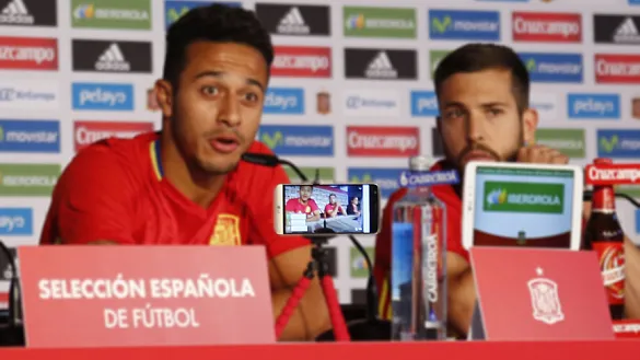 Thiago en Rueda de prensa