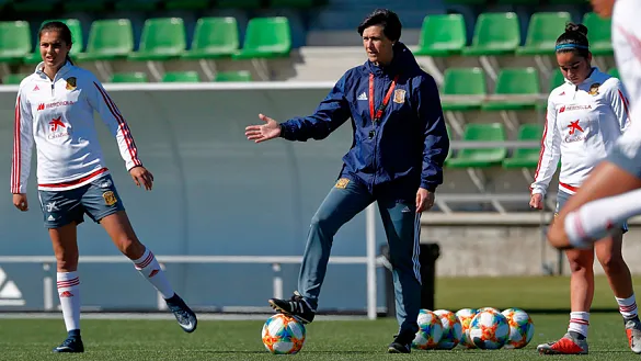 Toña Is durante un entrenamiento