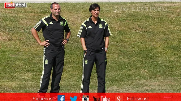 La Seleccionadora Femenina Sub-16, Toña Is, contempla un entrenamiento junto al Seleccionador Femenino Sub-19 Pedro López