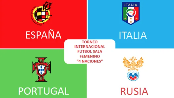 Cartel del Torneo 4 naciones que se disputa en Alcázar de San Juan (Ciudad Real)