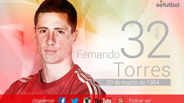 Fernando Torres cumple 32 años