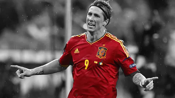 Torres con la Selección española