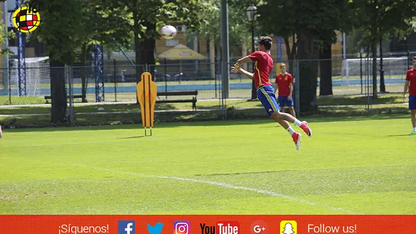 VÍDEO | Última sesión del combinado nacional Sub-17 antes de jugar contra Alemania
