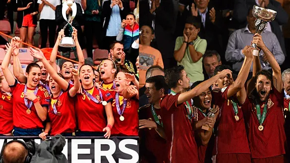 Las Selecciones Españolas campeonas de Europa durante el mes de julio de 2015