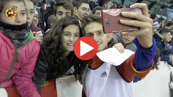 VÍDEO | La joven afición albaceteña vibra con la Sub-21