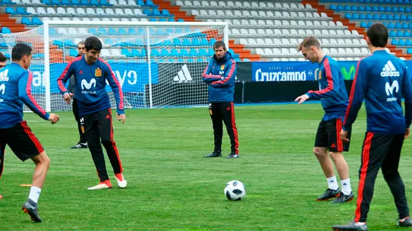 La selección española Sub-21 se entrena en Ponferrada